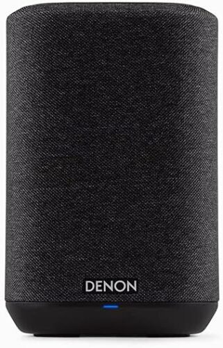 Denon Home 150 Wireless Smart Speaker – Compact Design, Wi-Fi & Bluetooth, HEOS Built-in, Alexa Built-in, Siri & AirPlay 2, Spotify Connect, Multi-Room Support, Black