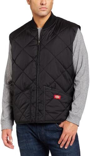 Dickies Men’s Diamond Quilted Nylon Vest Big