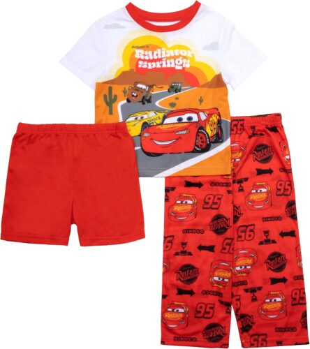 Disney Boys’ Pixar Lightyear | Toys Story 4 3-Piece Loose-Fit Pajamas Set