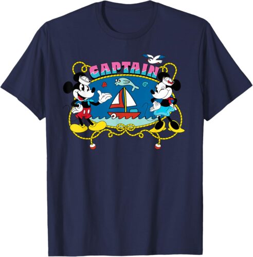 Disney Cruise Family Group Vacation Matching Captain T-Shirt