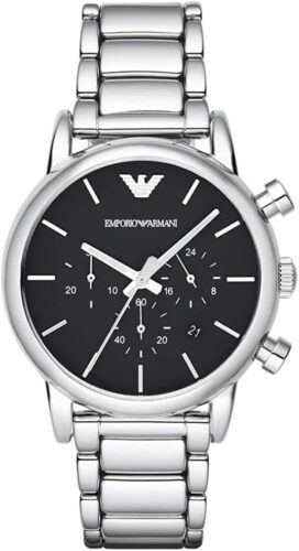 Emporio Armani Automatic Self-Winding Dress Watch with Stainless Steel Or Leather Band