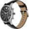 Emporio Armani Men’s Chronograph Stainless Steel and Black Leather Watch (Model: AR2447)