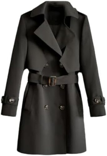 Fake Two-Piece Women Trench Coats Female Double-Breasted Windbreaker Spring Fashion Low Luxury Outerwear Jackets