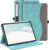 Fintie Case for Samsung Galaxy Tab S10 FE/ S9 FE 5G 10.9 Inch/Tab S9 11 Inch, Multi-Angle Viewing Protective Cover with Pocket, Auto Sleep/Wake, Turquoise