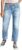 Flamingals Straight Leg Jeans for Women Cropped Mid Rise Stretchy Baggy Jean Wash Raw Hem Trendy Ankle Pants