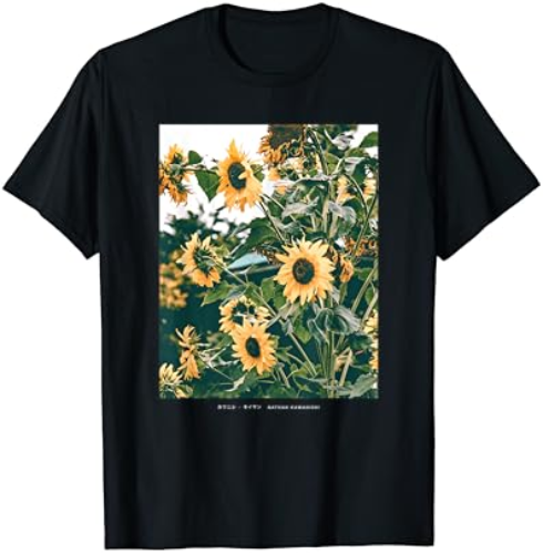 Floral Sunflower Streetwear Aesthetic Fashion Graphic Tee T-Shirt