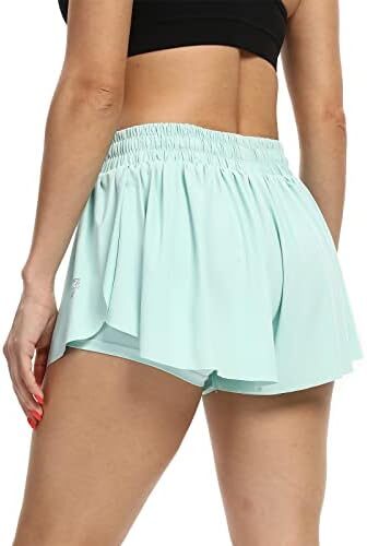 Flowy Skirts for Women Gym Athletic Shorts Workout Running Tennis Skater Golf Cute Skort High Waisted Pleated Mini Outfits