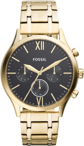 Fossil Fenmore Midsize Multifunction Gold-Tone Stainless Steel Watch BQ2366