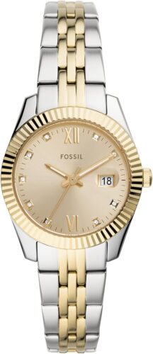 Fossil Women’s Serena Quartz Stainless Steel Three-Hand Watch