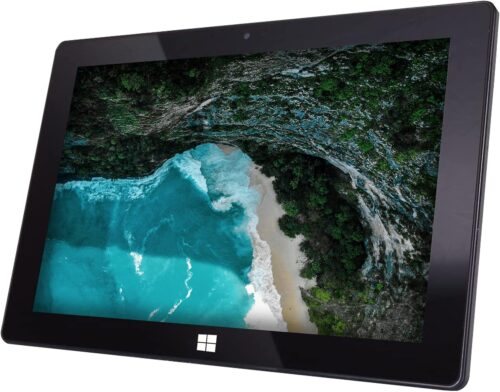 Fusion5 10″ Windows 11 FWIN232 Plus N4120 Ultra Slim Windows Tablet PC – 4GB RAM, USB 3.0, Micro HDMI, Quad-Core CPU, IPS HD Display, 5MP & 2MP Cameras, Bluetooth (64GB)