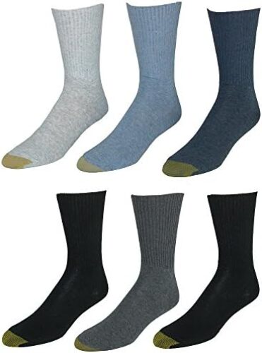 GOLD TOE Women’s 6-Pack Turn Cuff Assorted Socks
