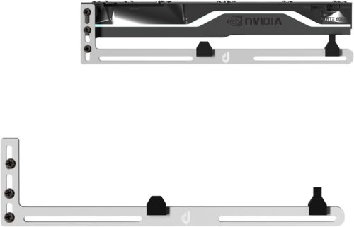 GPU Support Bracket,Graphics Card Brace Support Adjustable Video Card Holder (White)