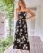 GRACE KARIN Women Strapless Casual Loose Ruched Long Maxi Dress with Pockets