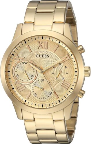 GUESS Classic Gold-Tone Stainless Steel Bracelet Watch