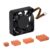 GeeekPi 40x40x10mm Speed Adjustable Fan with 4 Copper Heatsinks for Raspberry Pi 5 4GB/8GB (F-0027)