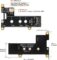 Geekworm X1001 PCIe to M.2 HAT Key-M NVMe SSD PIP PCIe Peripheral Board for Raspberry Pi 5 Support M.2 2230/2242/2260/2280 SSD