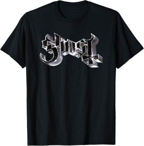 Ghost – Skeleta Chrome Logo T-Shirt