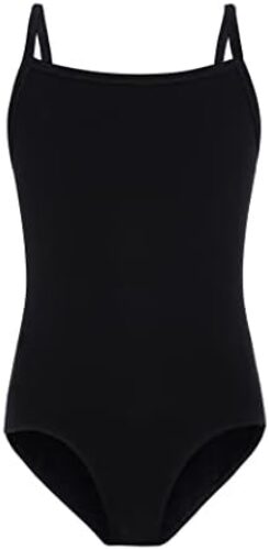 Girls Dance Camisole Leotard Pink Black Undergarment Ballet Bodysuits Dancewear for 2-10 Years Old Kids