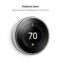 Google Nest Learning Thermostat – 3rd Gen (2015) – Programmable Smart Thermostat for Home – Works with Alexa – Polished Steel