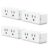 Govee Dual Smart Plug 4 Pack, 15A WiFi Bluetooth Outlet, 2-in-1 Design