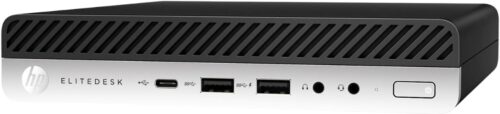 HP EliteDesk 705 G4 Mini Desktop Computer: AMD Quad-Core Ryzen 5 Pro 2400GE upto 3.8GHz, 8GB DDR4 RAM, 256GB SSD, Windows 10 Pro (Renewed)