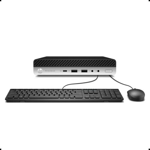 HP ProDesk 600 G3 Mini PC Desktop Intel Core i5-6500T (Quad Core) 16GB RAM 256GB PCIe Solid State Drive USB-C Windows 10 Professional (Renewed)