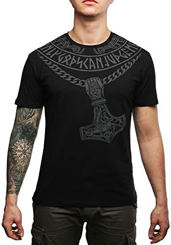 Hardcore Training Hammer of Gods T-Shirt Men’s Short Sleeve Fitness Gym Workout Casual Active Running Sport Clothing