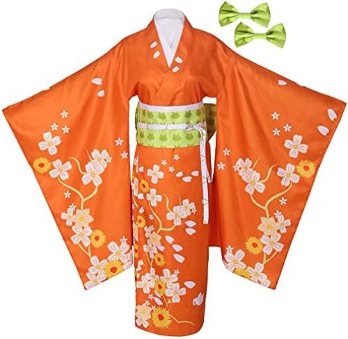 Hiyoko Saionji Cosplay Women Japanese Kimono Danganronpa Cosplay Costume Halloween Outfits