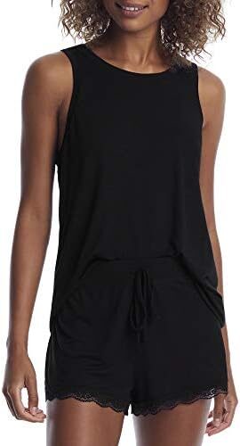 Honeydew Intimates All American Jersey & Lace Shortie Set