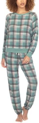 Honeydew Intimates Star Seeker Lounge Set Aspen Plaid MD