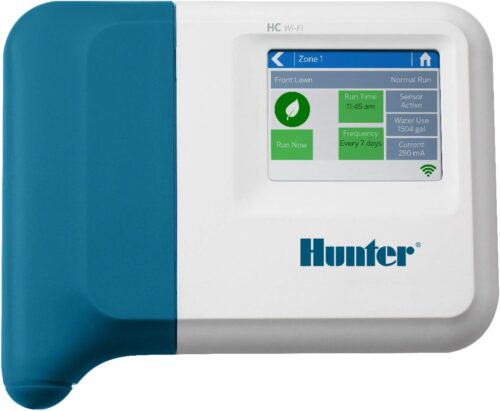Hunter Industries HC1200I Hydrawise HC 12-Station Indoor Irrigation Controller, Blue