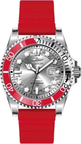INVICTA Pro Diver Men 43mm Stainless Steel Steel Silver dial PC32 Quartz