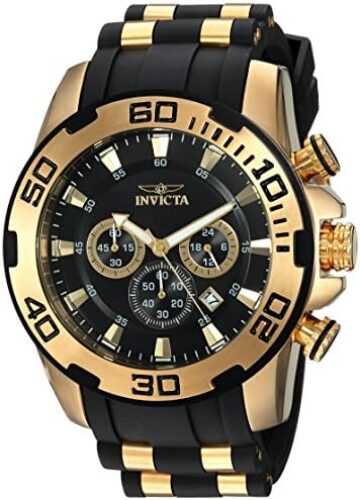 Invicta Men’s 22340 22341 22343 22344 22346 Pro Diver Analog Display Quartz Black Watch