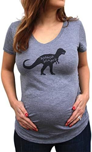 It’s Your Day Clothing Mamasaurus Rex Womens Maternity Shirt – Momasaurus Mommasaurus Pregnancy Announcement Shirts for Women