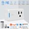 Jinvoo Smart Plug, Wireless Mini Outlet, Alexa Socket, Smart Home Wi-Fi Outlet Works with Alexa,Echo and Google Home and IFTTT, App Control, No Hub Required,2.4G WiFi Only, ETL FCC Certified (2-Pack)
