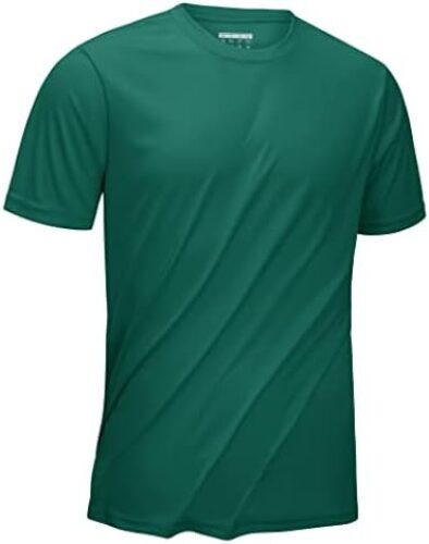 KEFITEVD Men’s Short Sleeve Sun Protection Shirts Quick Dry UPF 50+ Rashguard Workout Fishing Swimming Athletic T-Shirts