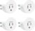 KTMC Smart Plug 4 Pack, Alexa & Google Home Compatible, No Hub Required, Remote Control, ETL Certified