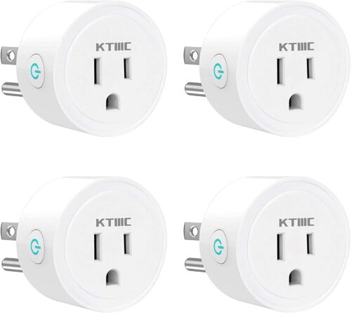 KTMC Smart Plug 4 Pack, Alexa & Google Home Compatible, No Hub Required, Remote Control, ETL Certified