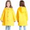 Kids Rain Jacket – Waterproof Boys Girls Raincoat Yellow Breathable Hooded Rain Coat for Girls Boys Toddler