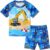 Kids Swimsuit Boys Two Pieces Shark Swimsuit Toddler Rash Guard and Trunk