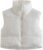 Kissonic Women’s Padded Down Vest Puffer Stand Collar Zip Up Crop Sleeveless Jacket