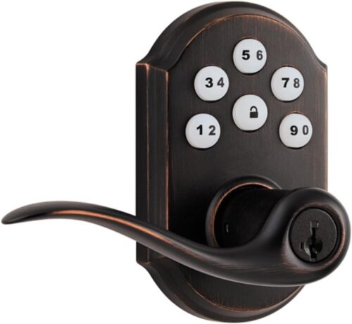 Kwikset 99120-038 Smartcode 912 Z-Wave Plus Leverset, 5.34 x 4.89 x 9.74 inches, Venetian Bronze