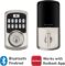 Kwikset 99420-001 Aura Bluetooth Programmable Keypad Door Lock Deadbolt Featuring SmartKey Security, Satin Nickel