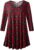 LARACE Tunics 3/4 Sleeve Plus Size Tops for Women V Neck Loose Fit Flowy Clothing for Leggings
