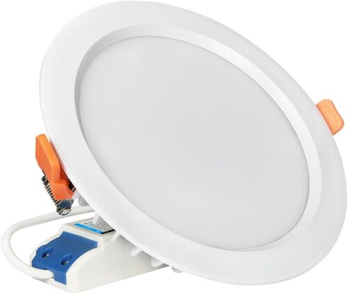 LGIDTECH FUT069 RGB CCT 15W LED Recessed Ceiling Downlight 7 Inch IP54 Color Changing and Temperature Adjustable