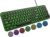 Large Print Backlit Keyboard, Wired USB Lighted Computer Keyboards with 7-Color Backlit, Oversized Print Letters, Quiet Typewriter Keyboard with Retro Round Keycaps for Windows PC, Laptop