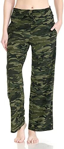 Leggings Depot Women’s Fashion Pajama Pants with Pockets Comfy Drawstring Sleep Lounge Bottoms