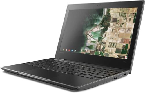 Lenovo 100e 81ER000BUS 11.6″ HD Chromebook, Intel Dual-Core Celeron N3350 1.1 GHz up to 2.4 GHz, 4GB RAM, 16GB SSD, Bluetooth, USB Type C, 802.11ac, Webcam, Chrome OS (Renewed)