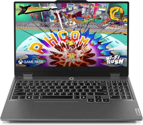 Lenovo LOQ Gaming Laptop – NVIDIA® GeForce RTX™ 4050 6GB – 15.6” FHD Display – AMD Ryzen 7 8845HS – 16GB RAM – 512GB SSD – Windows 11 Home, Luna Grey