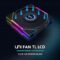 Lian Li UNI Fan TL LCD 120-1.6” LCD Screen with Infinity Mirror ARGB Fan -Support MP4 / GIF/JPG/PNG -FDB Bearing- Daisy-Chain Style – Black- Single Pack- Without Controller – (12TLLCD1B.US)